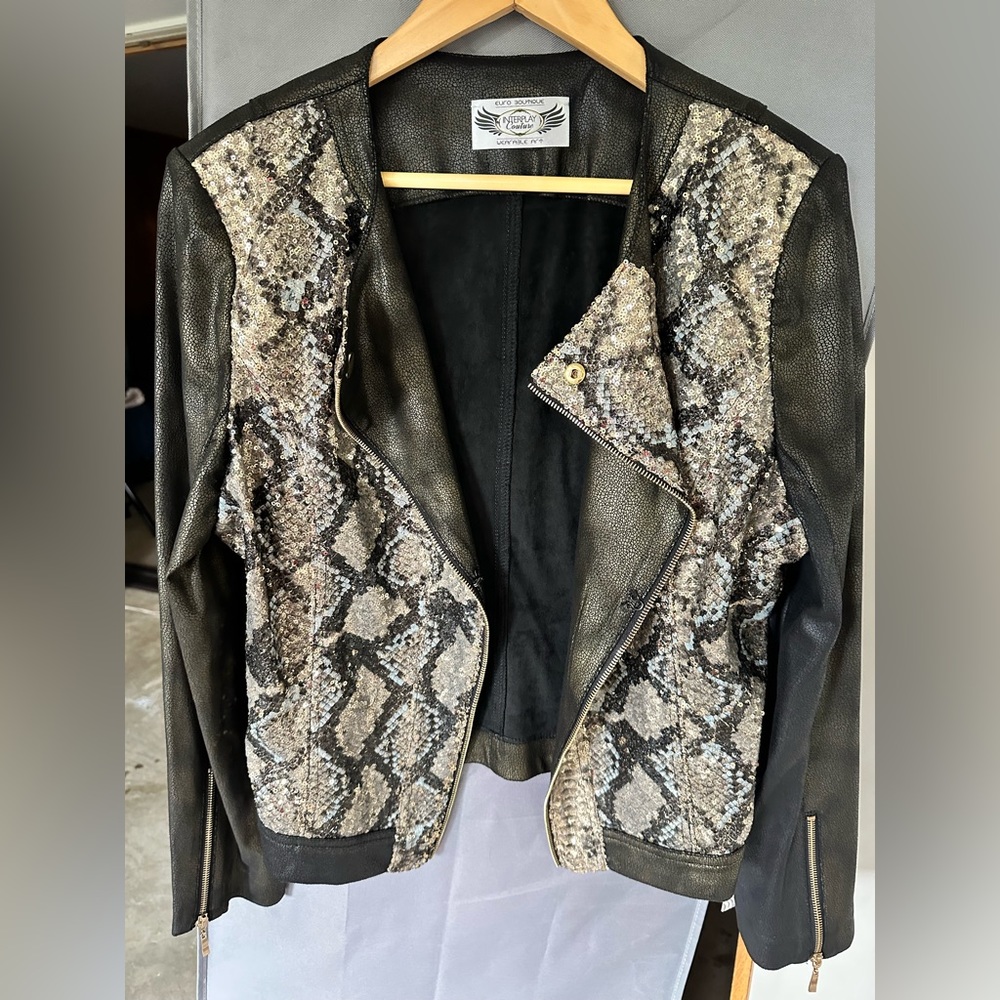 Interplay Couture sequined jacket. Brand new. Never worn.